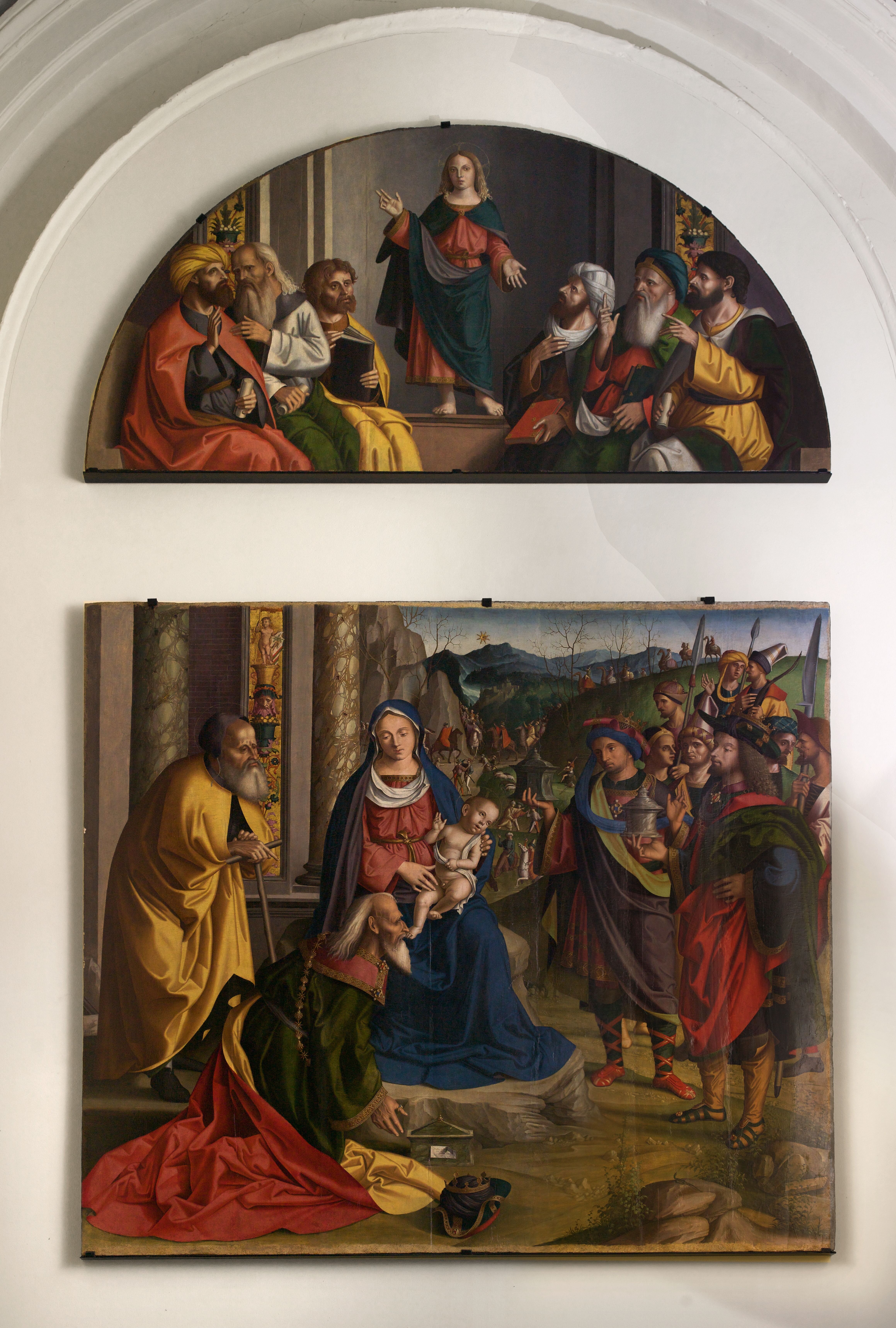 Palmezzano Adorazione Dei Magi Collegiata S Michele Brisighella Foto Sergio Frantini