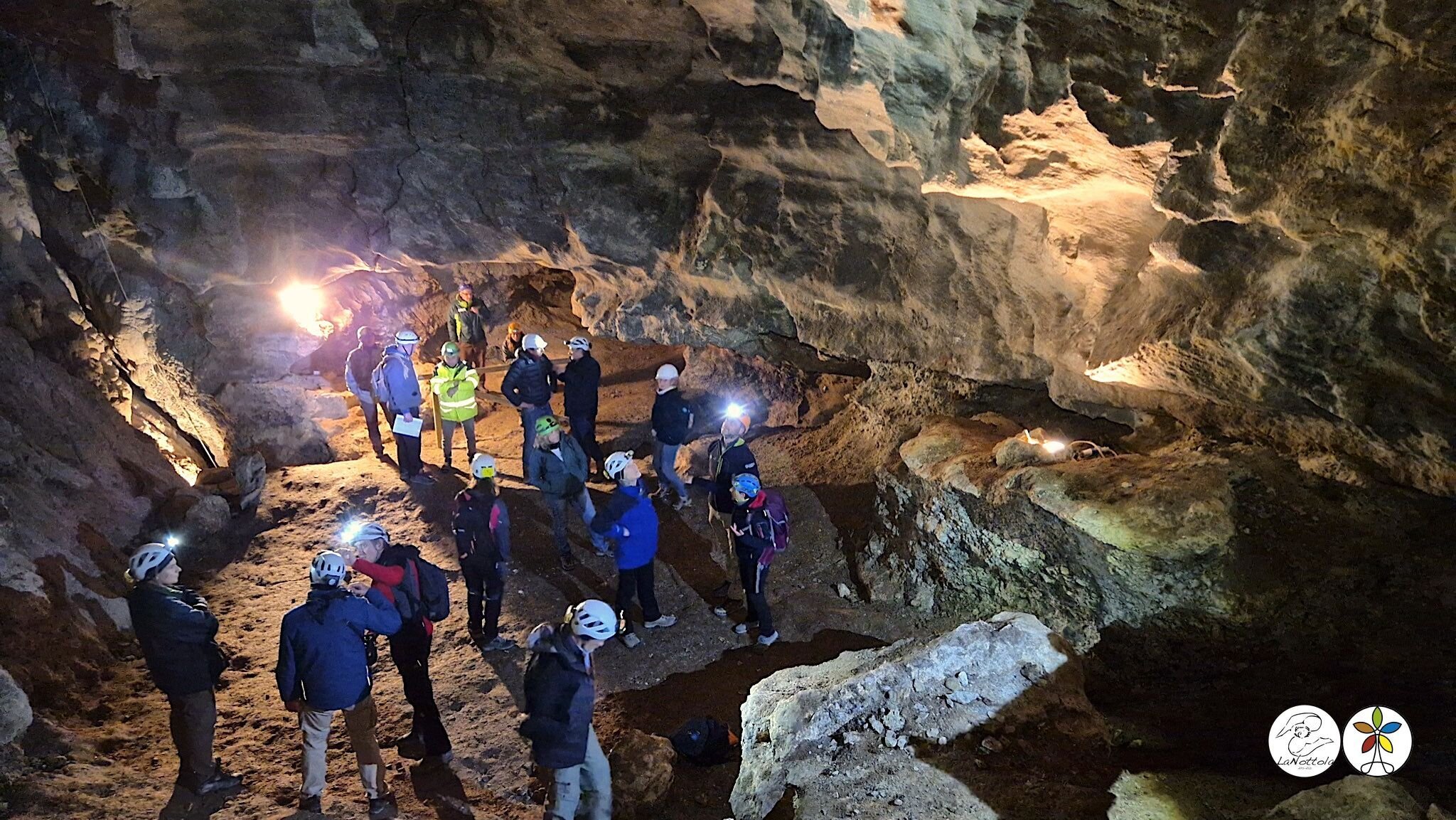 Grotta Del Re Tiberio Sala Gotica 1 Foto Piero Gualandi Logo La Nottola Aps Asd