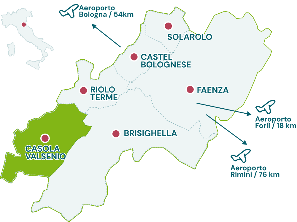Map Casola Valsenio Map Casola Valsenio