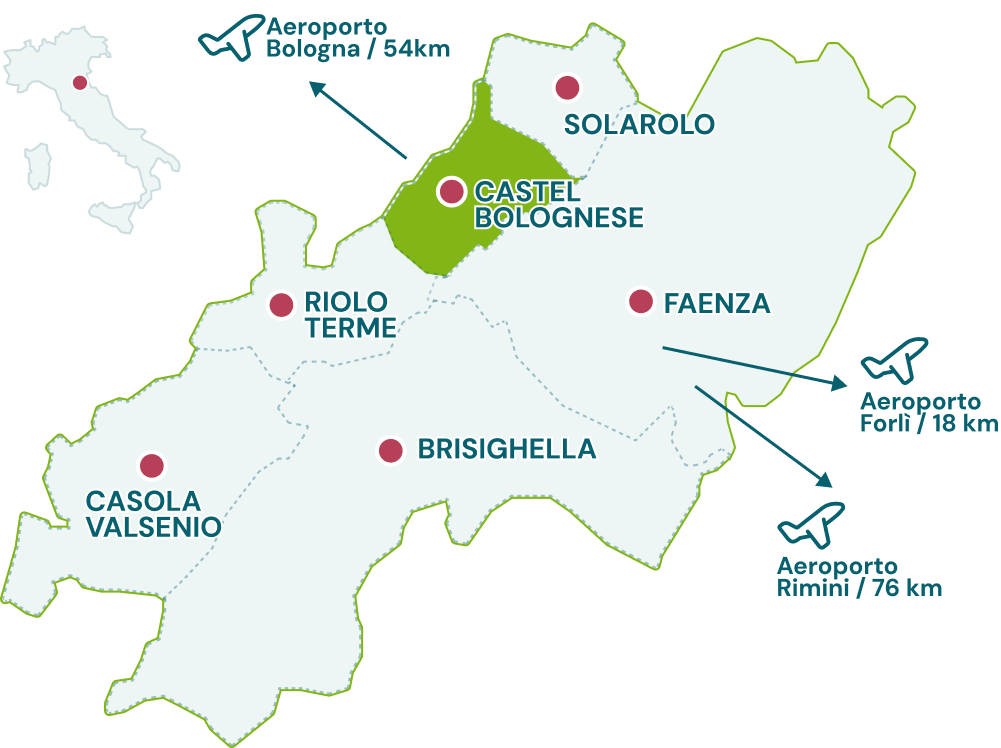 Map Castel Bolognese Map Castel Bolognese
