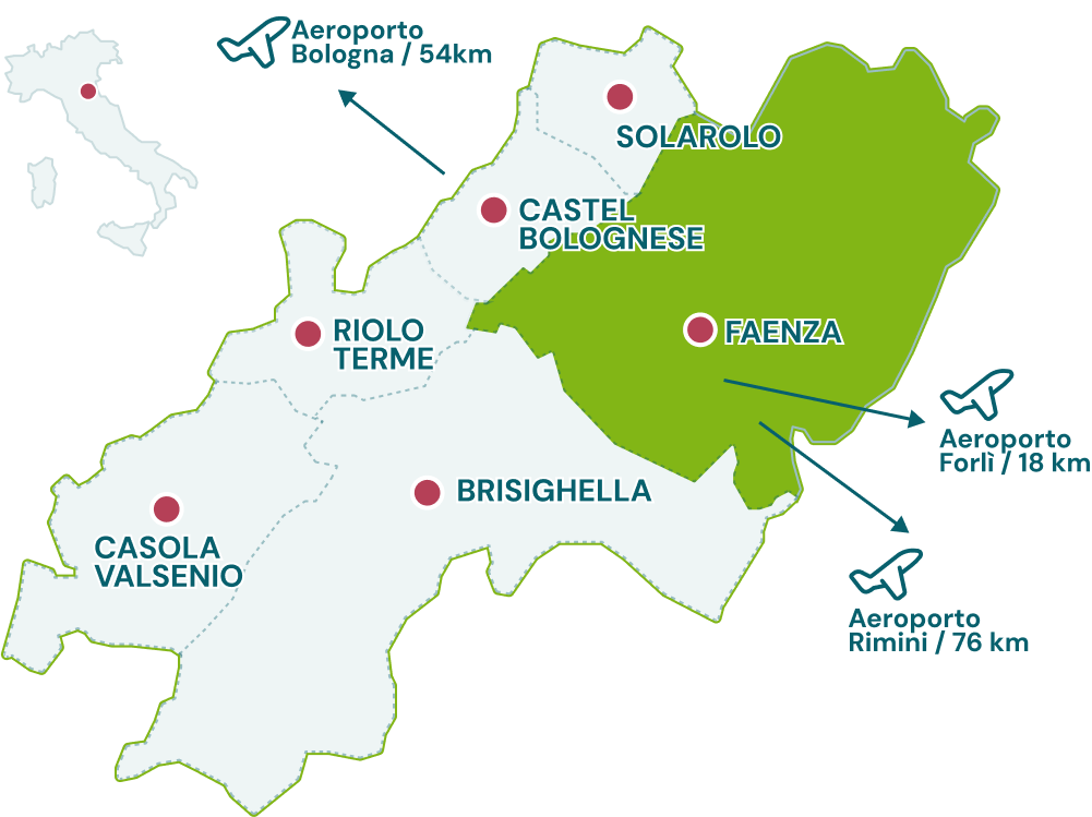 Map Faenza Map Faenza