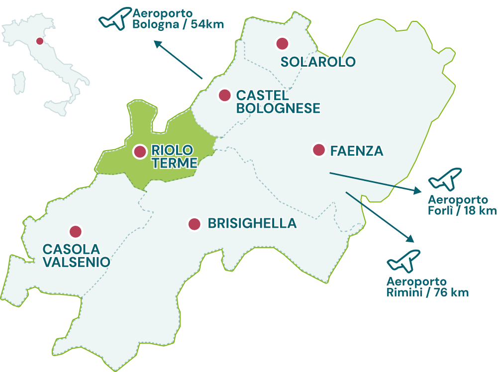 Map Riolo Terme