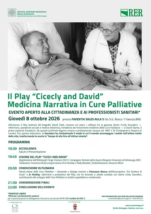 “Cicely and David” Medicina Narrativa nelle Cure Palliative