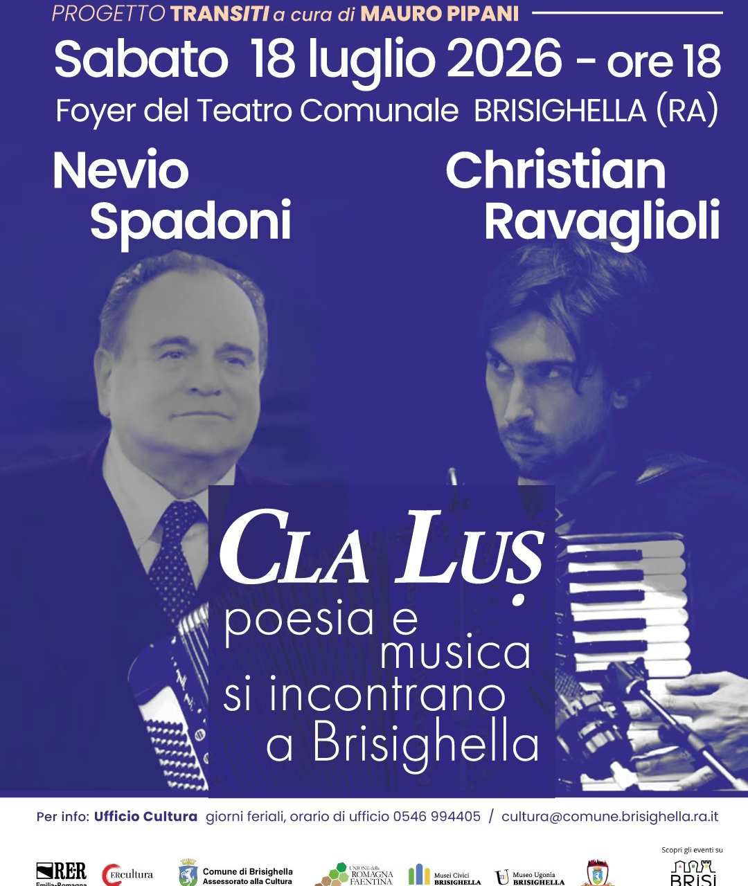 “Cla Luș”: poesia e musica si incontrano a Brisighella