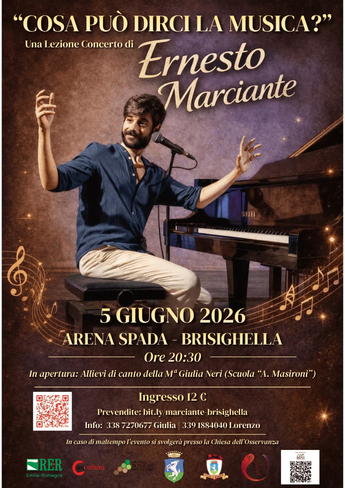 "Cosa Può dirci la musica?" Lezione-Concerto di Ernesto Marciante | 05/06/26