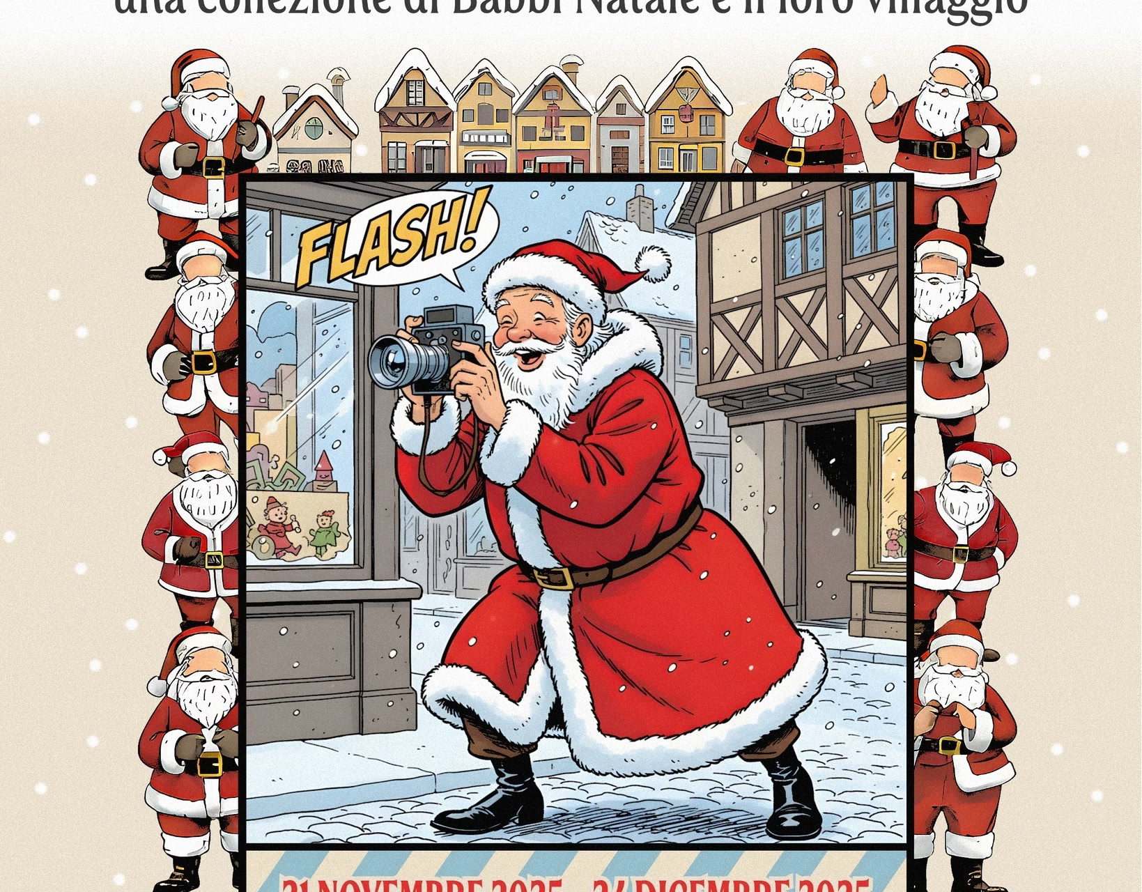 Babbo Natale Collection: una collezione di Babbi Natale e il loro villaggio