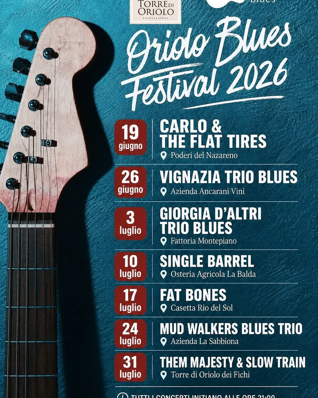 CARLO & THE FLAT TIRES - Oriolo Blues Festival 2026