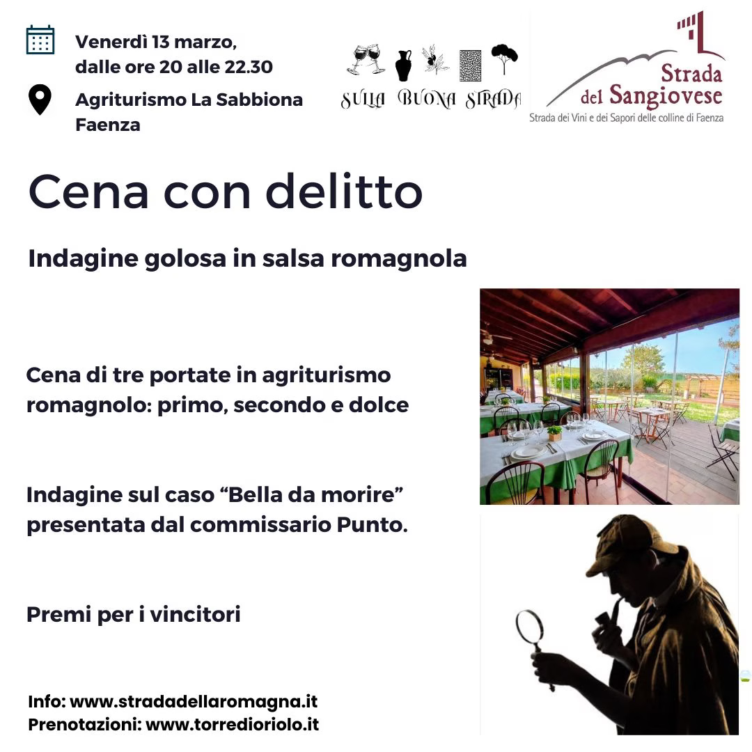 Cena Con Delitto All Agriturismo La Sabbiona 13 Marzo 2026 Fe 8522