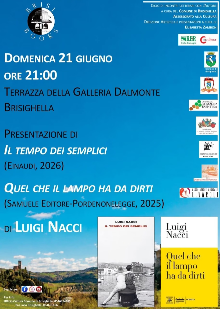 Cotidie Legere Presentazione Del Libro Il Tempo Dei Semplici E Quel Che Il Lampo Ha Da Dirti Di Luigi Nacci Br 8124