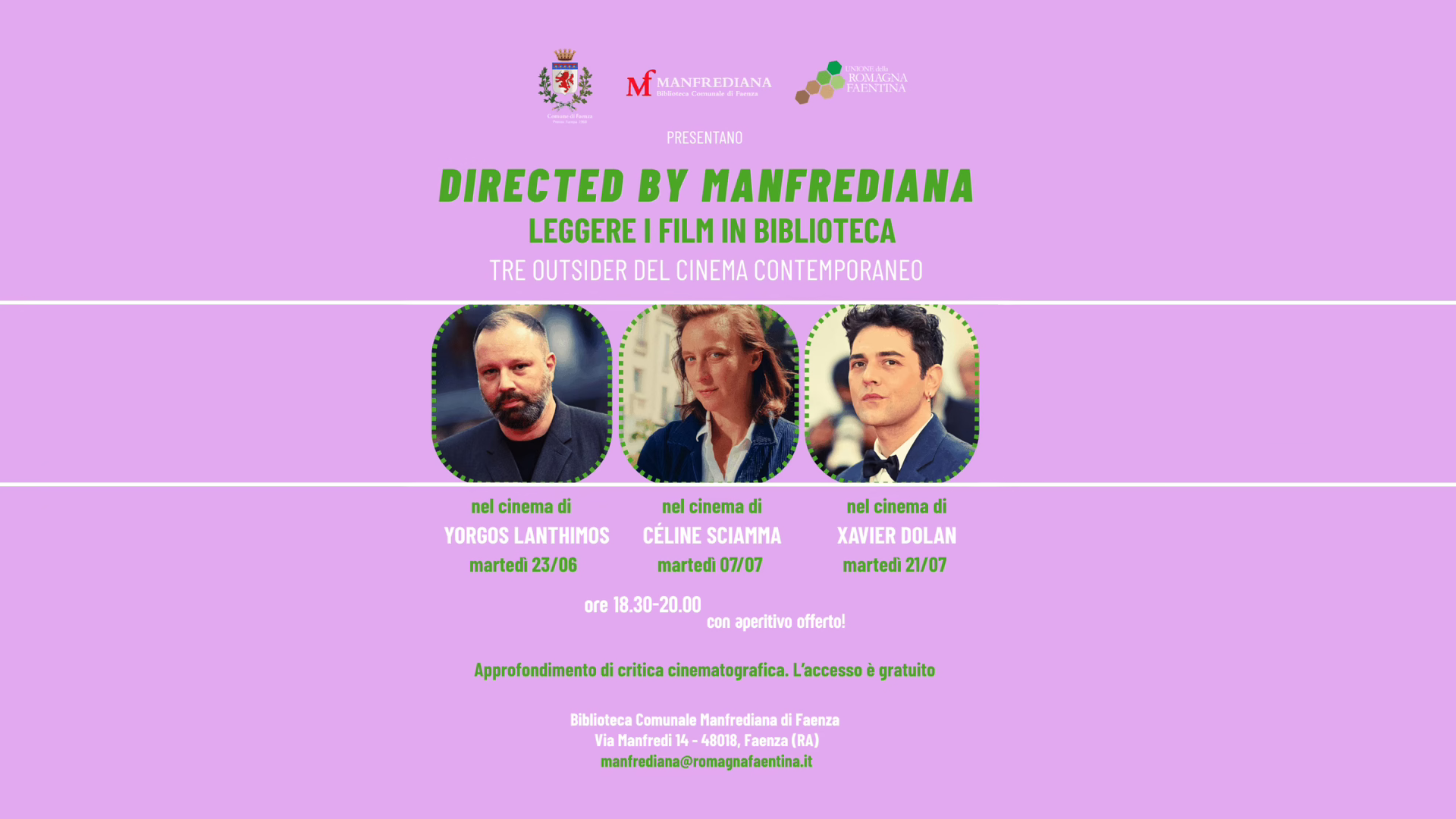 Directed by Manfrediana - nel cinema di Céline Sciamma - 7 luglio 2026