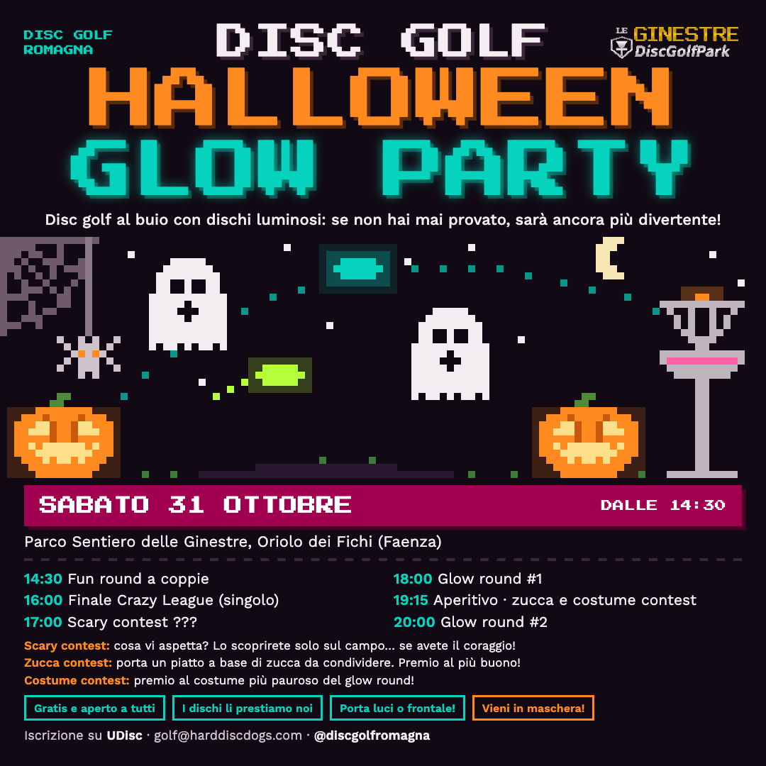 Disc Golf Halloween Glow Party 2026