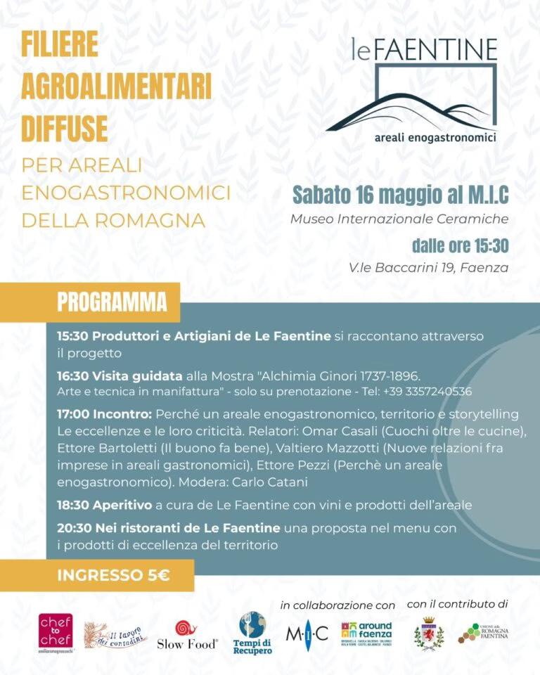 Filiere agroalimetari diffuse – per areali enonogastronomici della Romagna