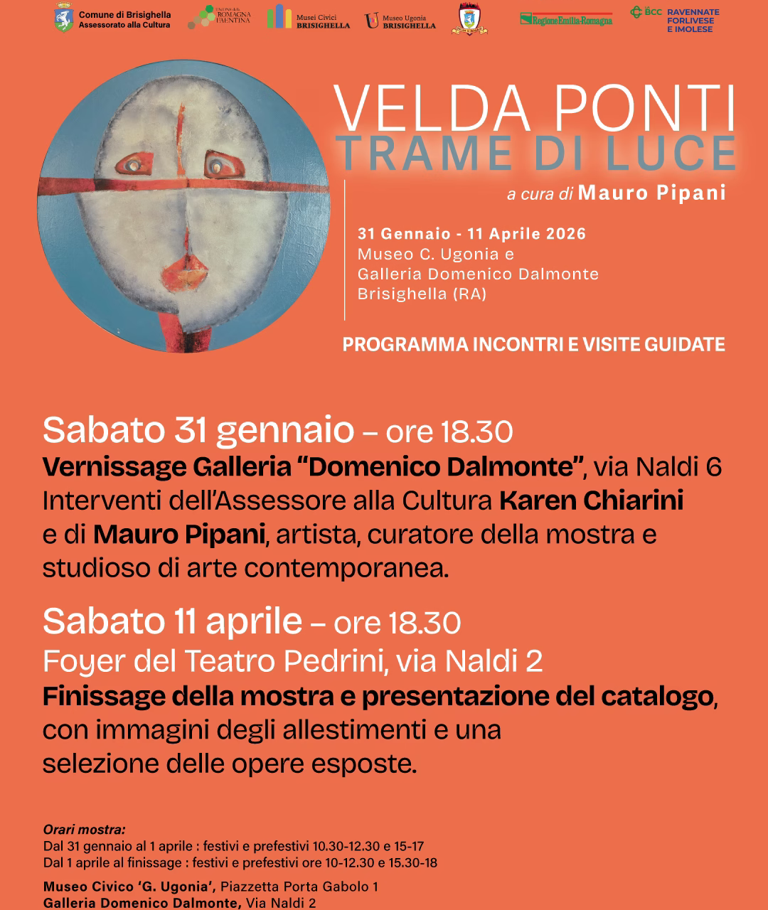 Finissage Della Mostra Trame Di Luce Di Velda Ponti E Presentazione Del Catalogo Br 7743