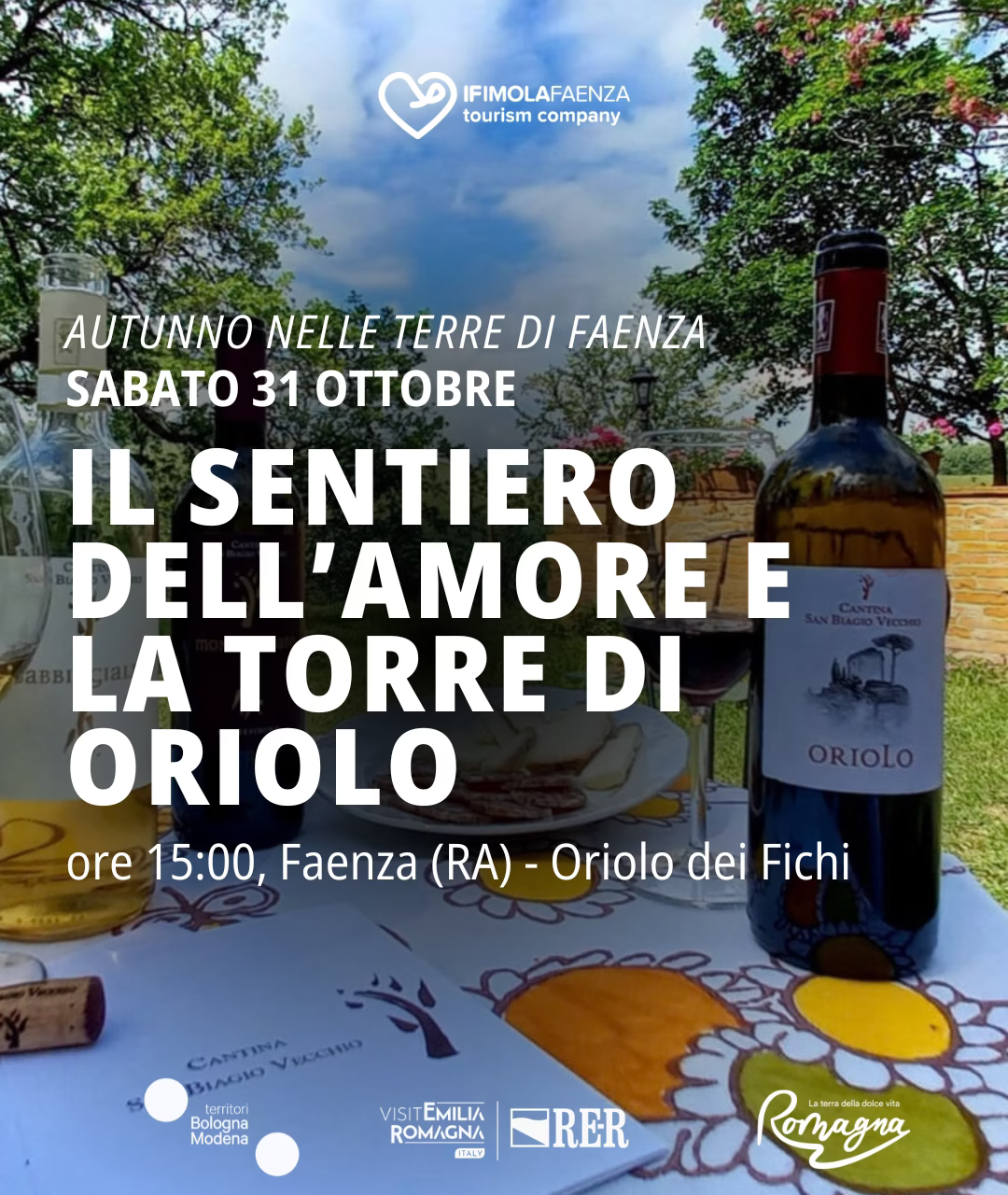 Il sentiero dell’amore e la Torre di Oriolo - 31 ottobre 2026