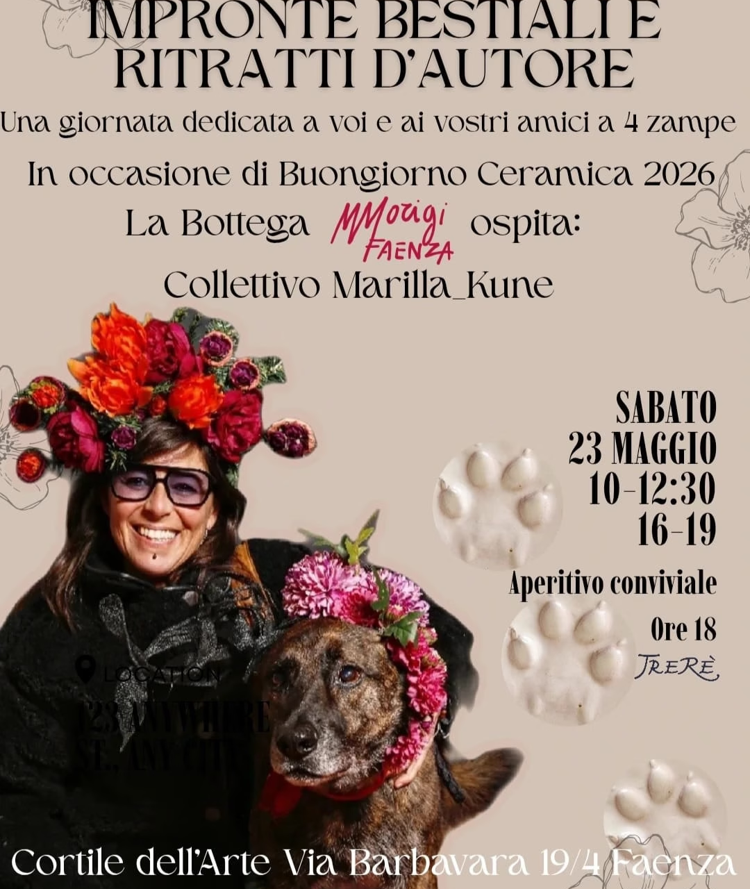 Impronte Bestiali e Ritratti d'Autore - 23 maggio 2026