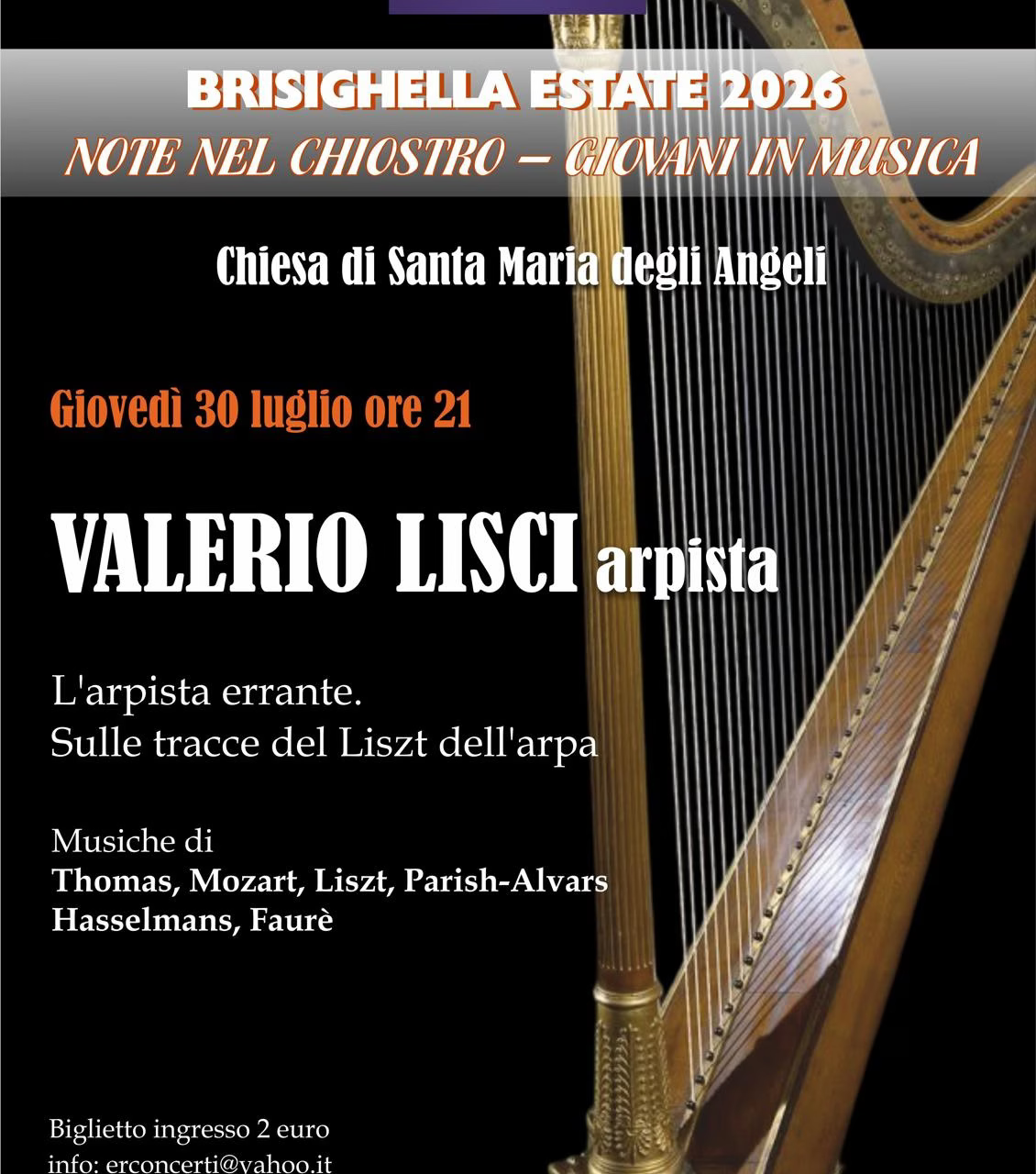 L Arpista Errante Sulle Tracce Del Liszt Dell Arpa Br 8294