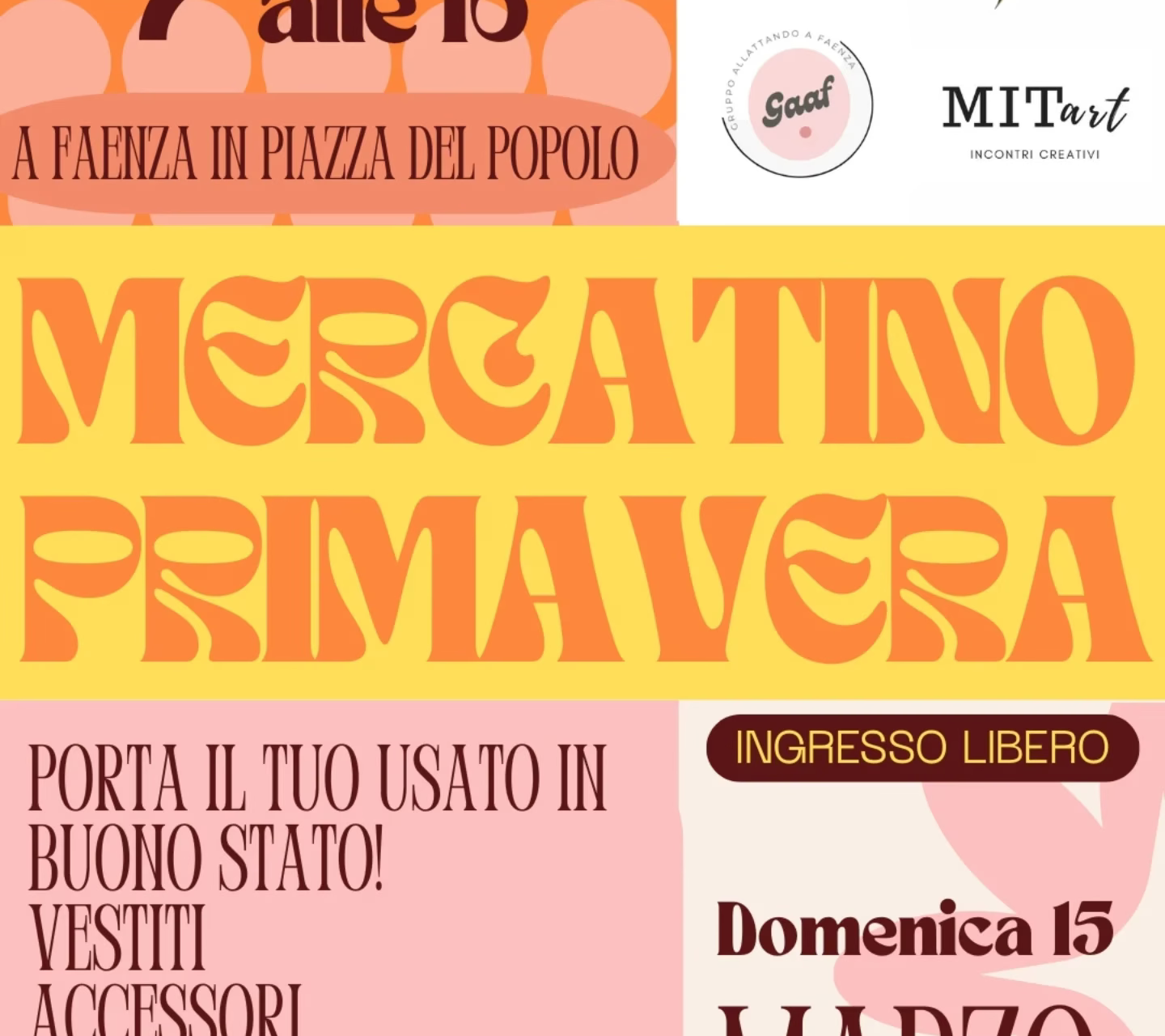 Mercatino Primavera - 15 marzo 2026