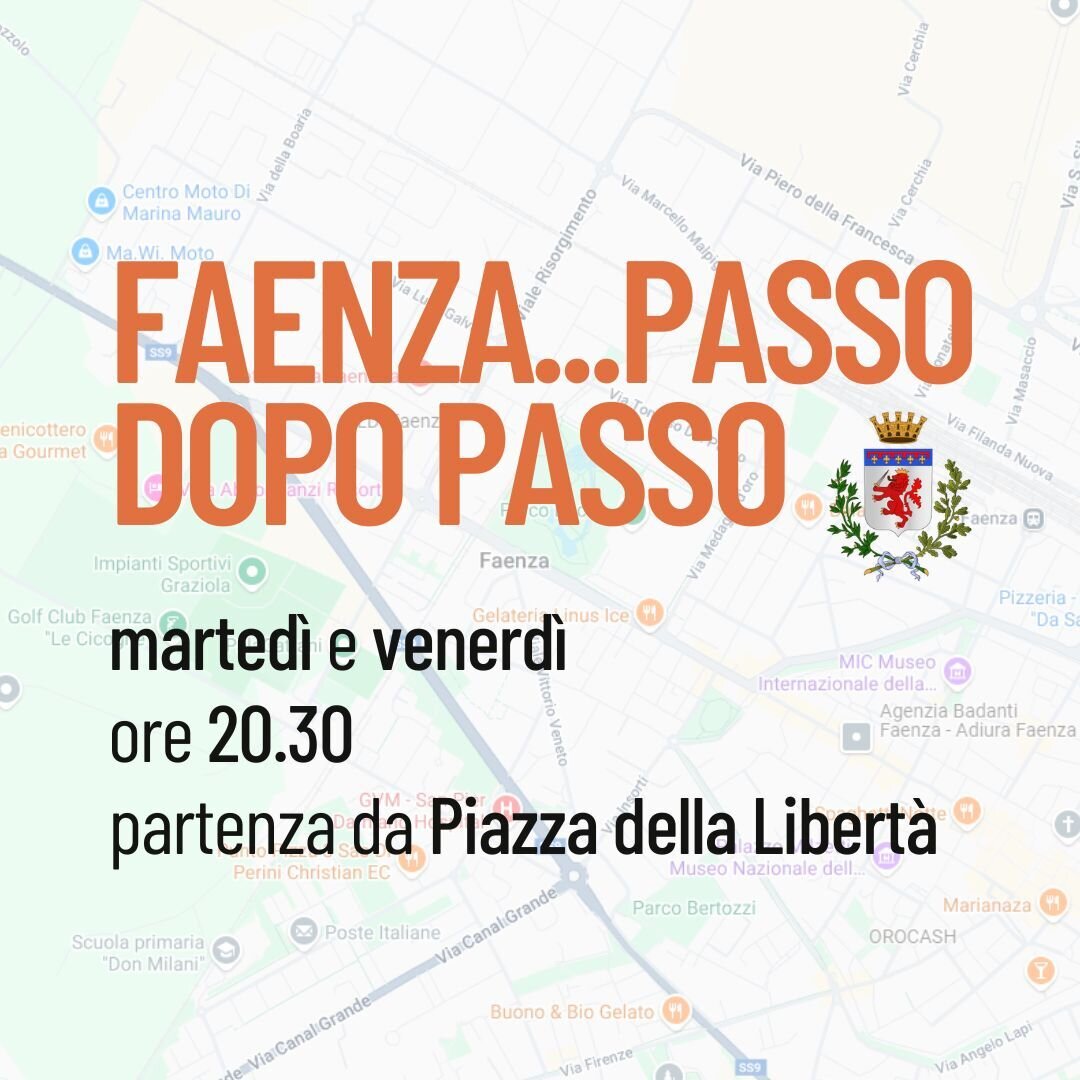 Passo dopo Passo Faenza - Venerdì 27 Febbraio 2026