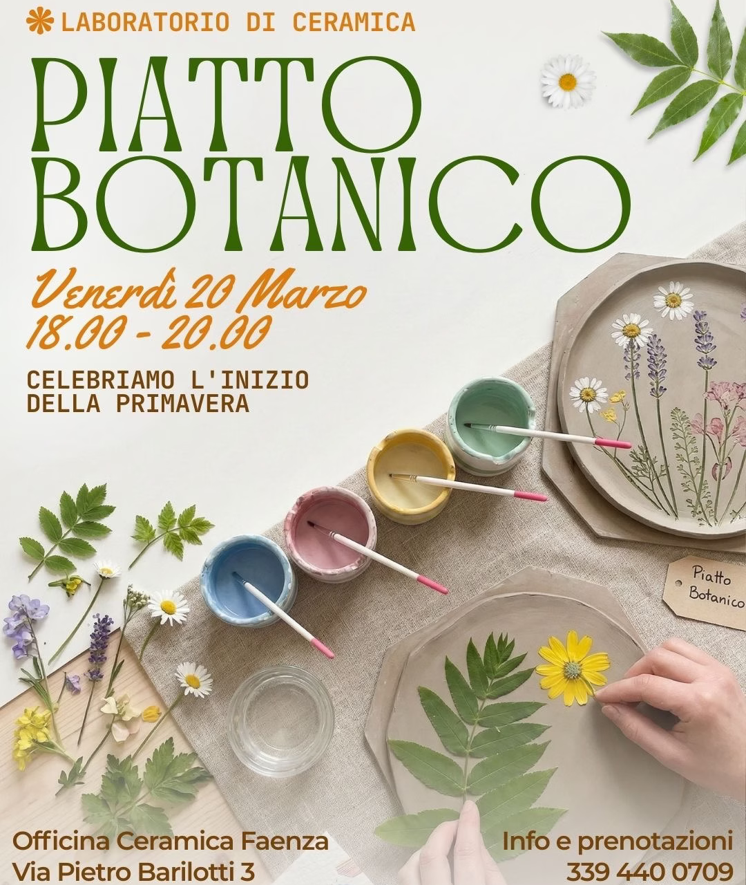 Piatto botanico - 20 marzo 2026