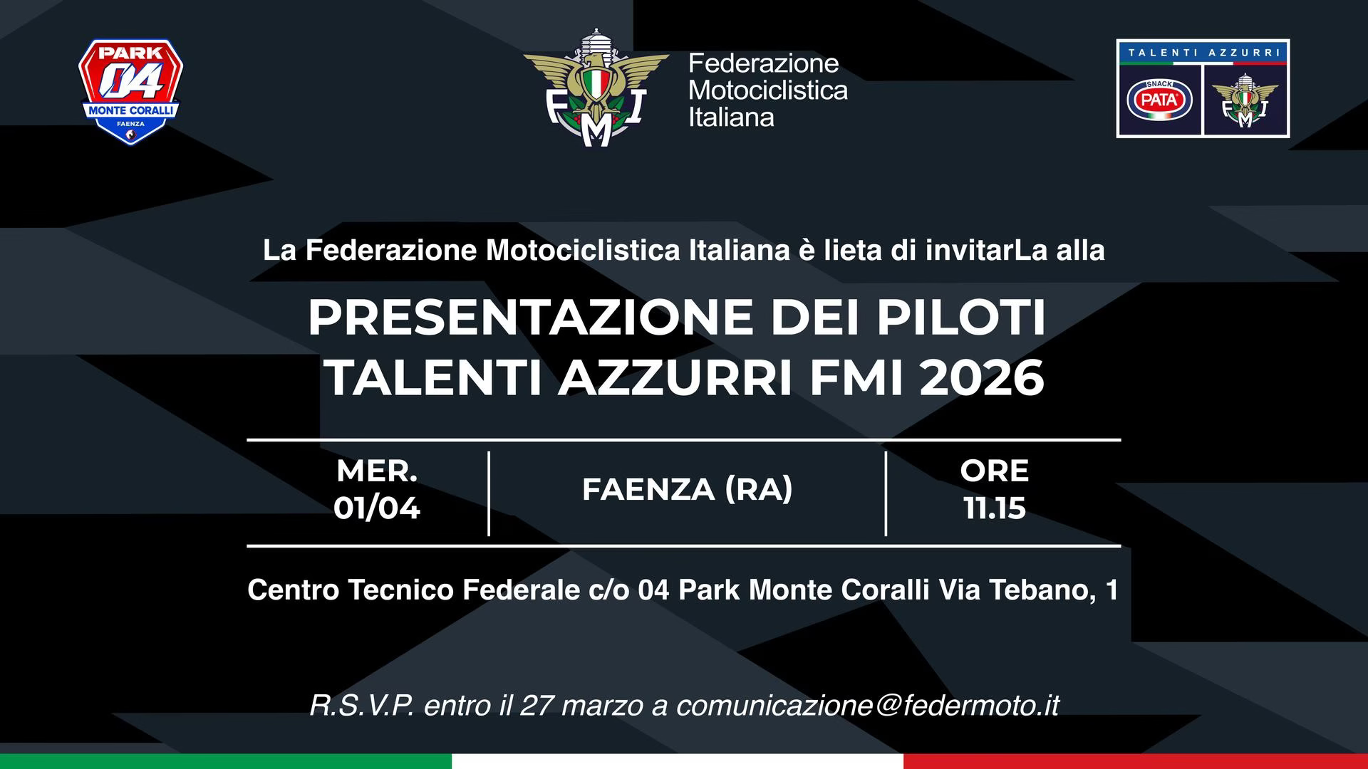 Presentazione Talenti Azzurri Fmi 2026 Fe 8780