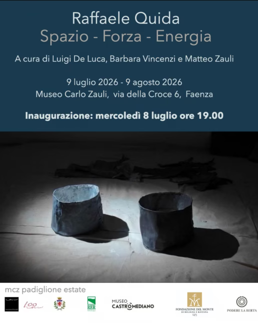 Raffaele Quida e Carlo Zauli: spazio, forza, energia