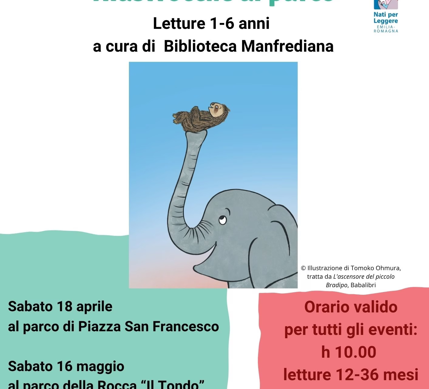 Sabato è…libri, coccole e filastrocche - 18 aprile 2026
