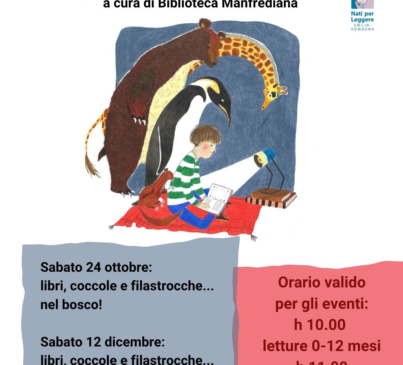 Sabato: libri, coccole e filastrocche 2026