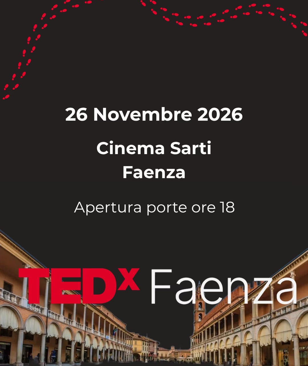 TEDx a Faenza - 26 novembre 2026
