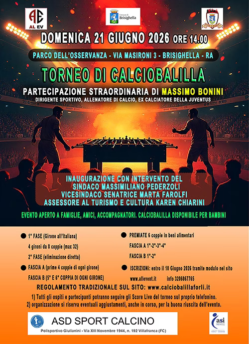 Torneo Di Calciobalilla Br 7860