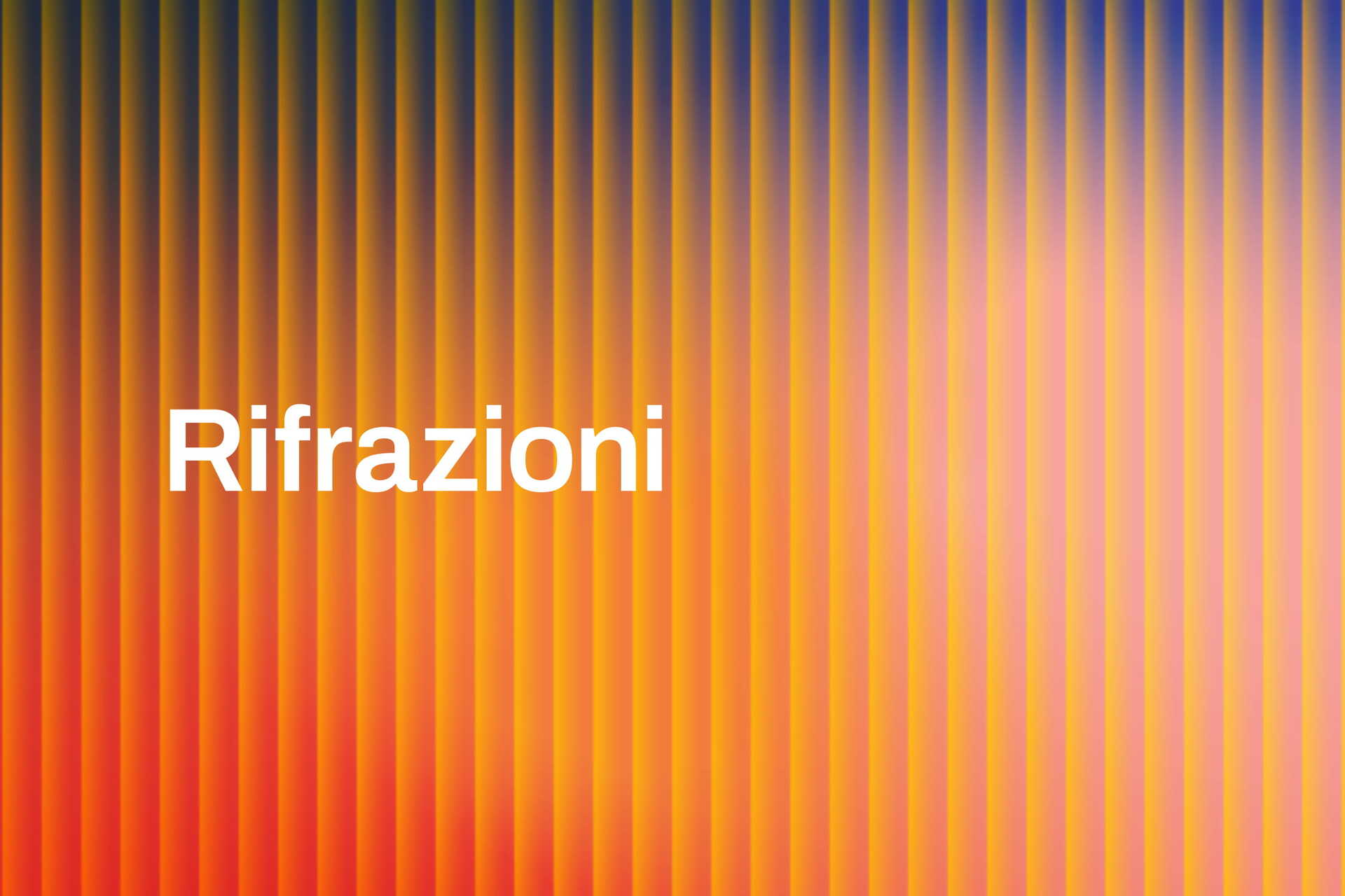 ULYSSES 2026 ESPLORAZIONI SONORE / Rifrazioni
