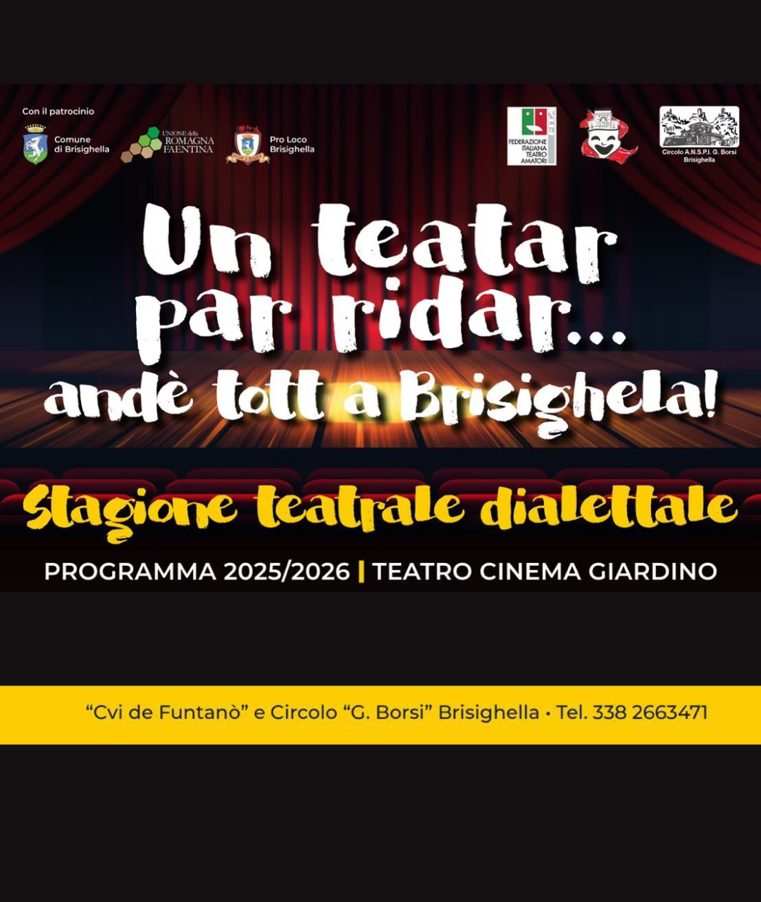 Un teatar par ridar| Stagione teatrale dialettale | La perpetua inamureda