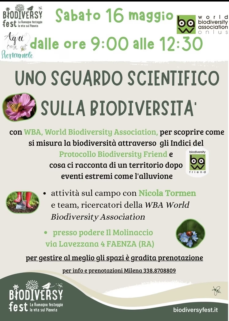 Uno sguardo scientifico sulla biodiversità - 16 maggio 2026