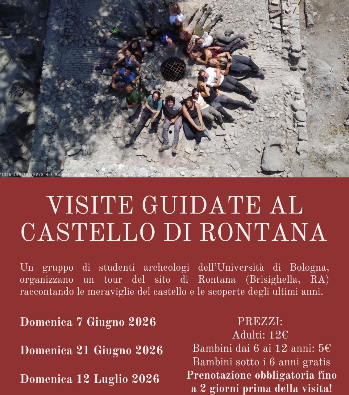 Visita guidata al castello di Rontana